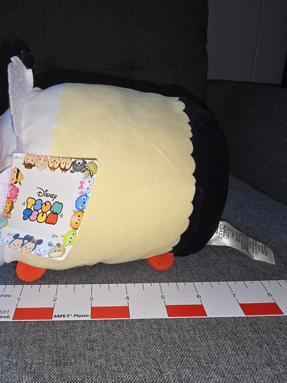 Disney Plush Small Pet Pillow - Black & White Cruella Inspired
